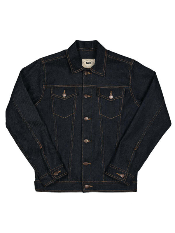 11oz Indigo Stretch Selvedge Denim Jacket