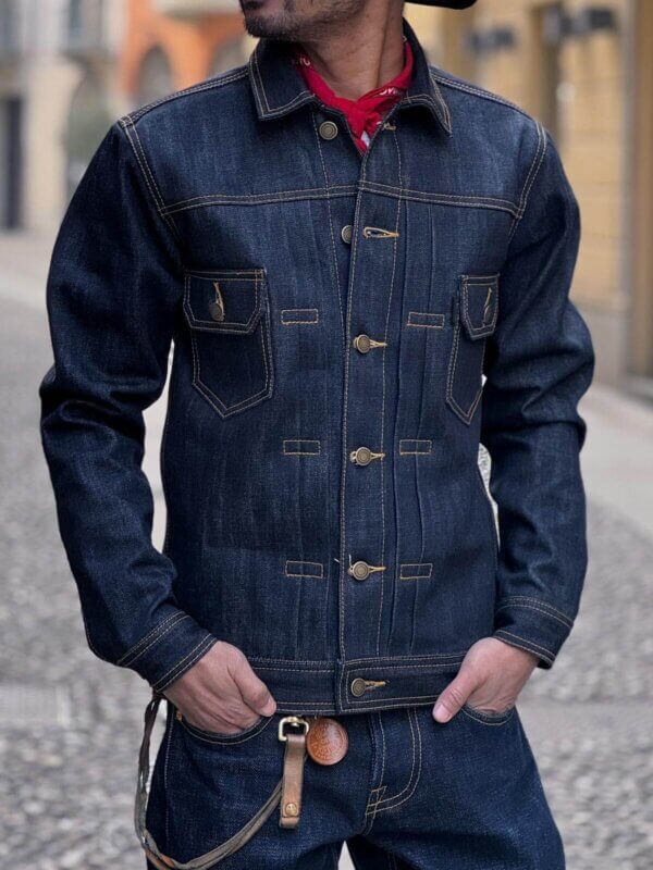 13.5oz Classic Indigo Selvedge Denim Jacket