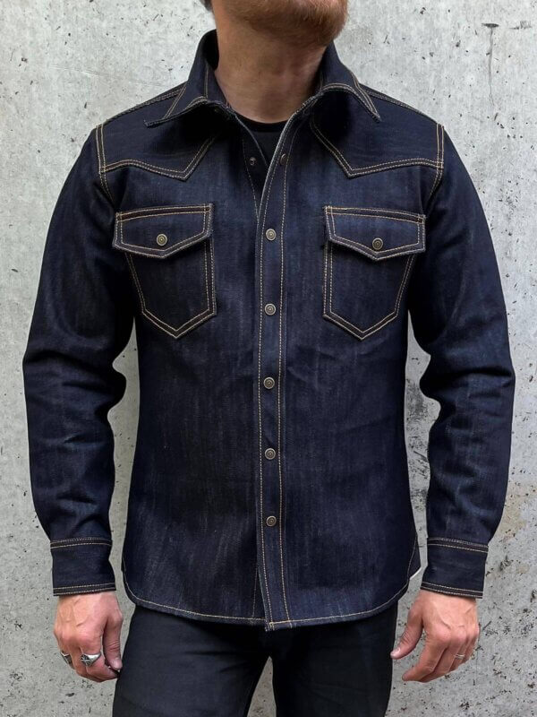 17oz Classic Indigo Selvedge Denim Shirt