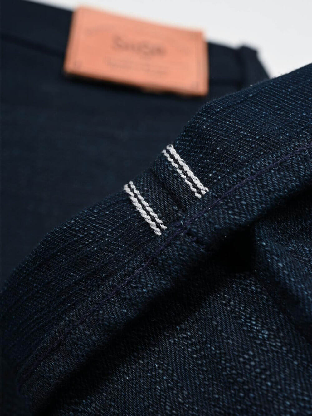 18oz Double Indigo Slub Selvedge Denim Jeans - Image 9