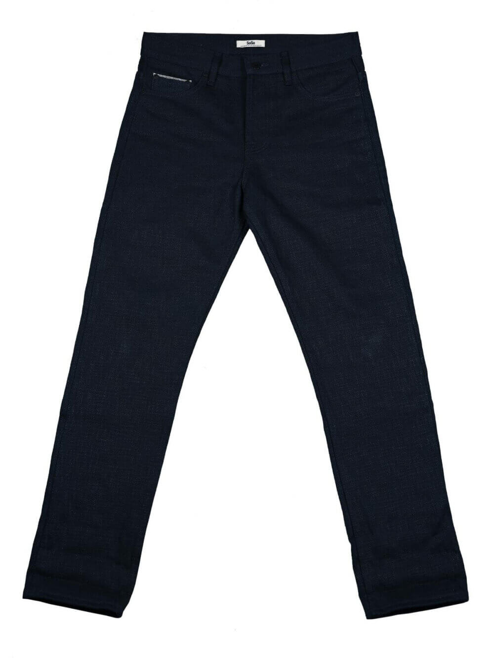 18oz Double Indigo Slub Selvedge Denim Jeans - Image 3