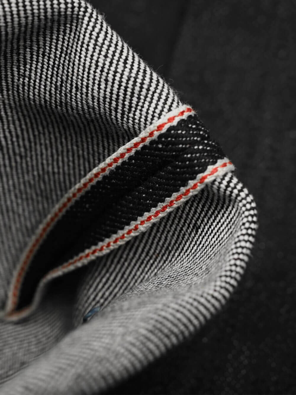 20oz Ghost Black Selvedge Denim Jeans - Image 17