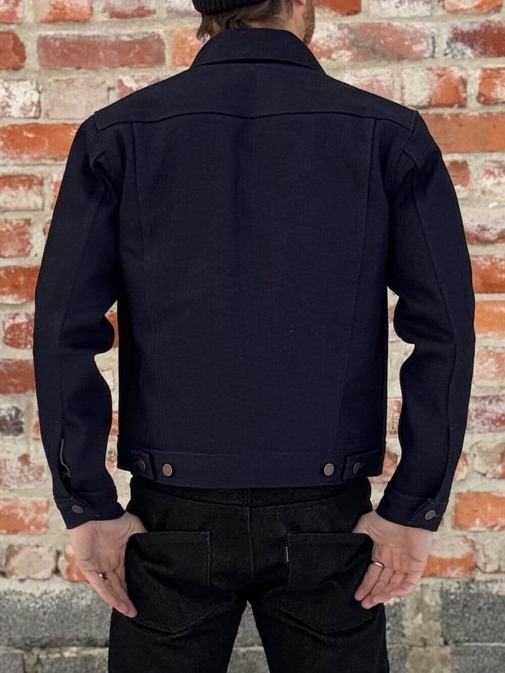 22oz Purple Weft Selvedge Denim Jacket - Image 6