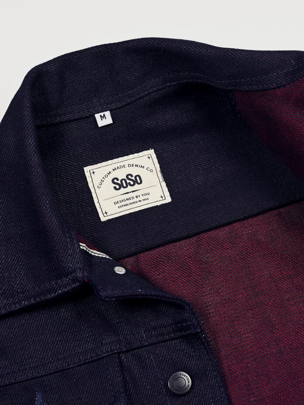22oz Red Weft Selvedge Denim Jacket - Image 11