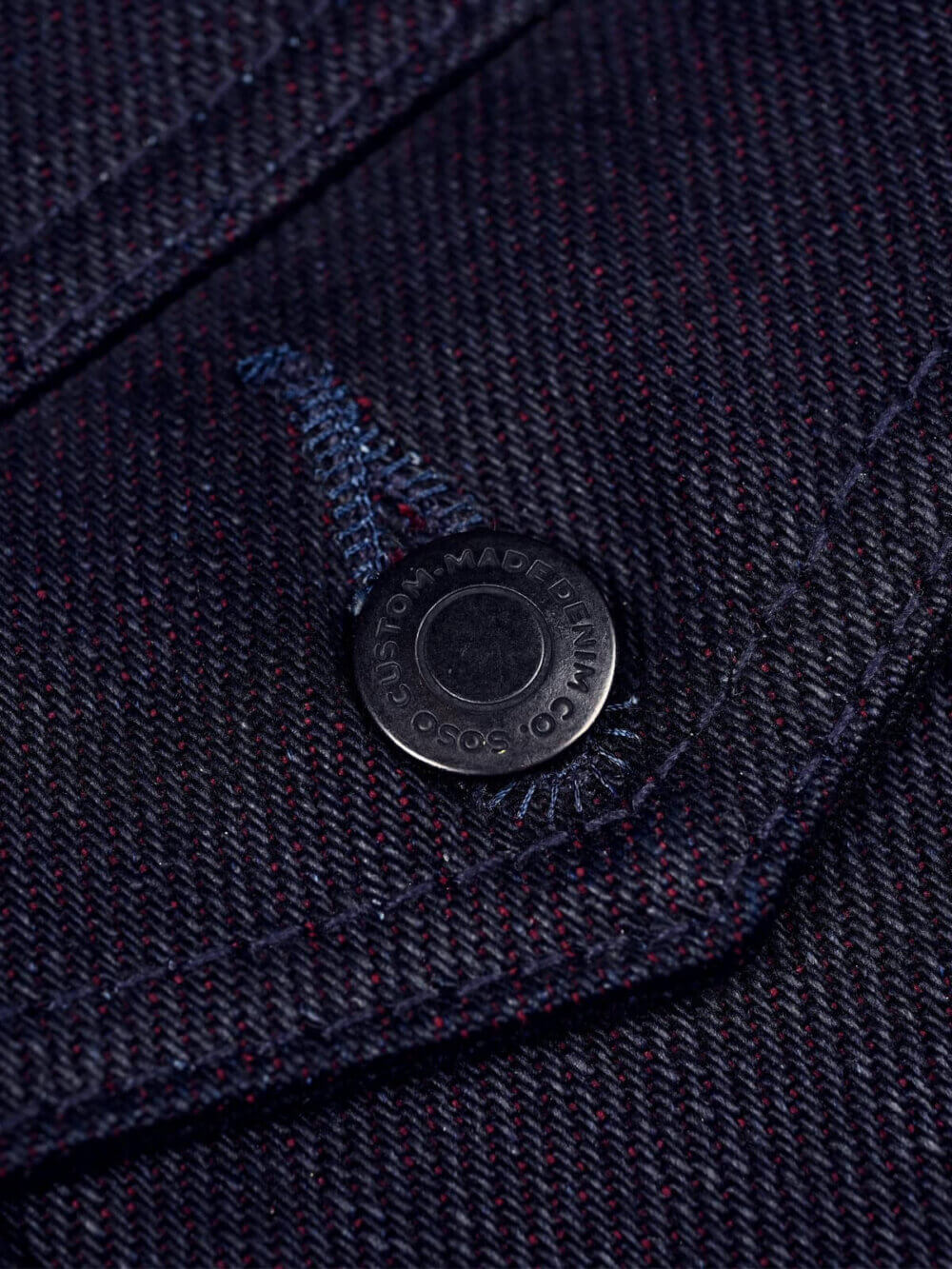22oz Red Weft Selvedge Denim Jacket - Image 13