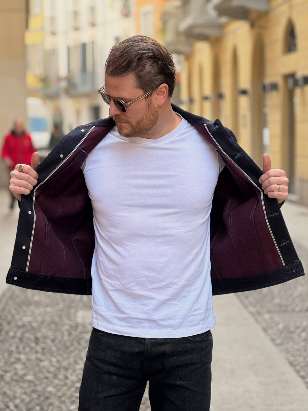 22oz Red Weft Selvedge Denim Jacket - Image 5