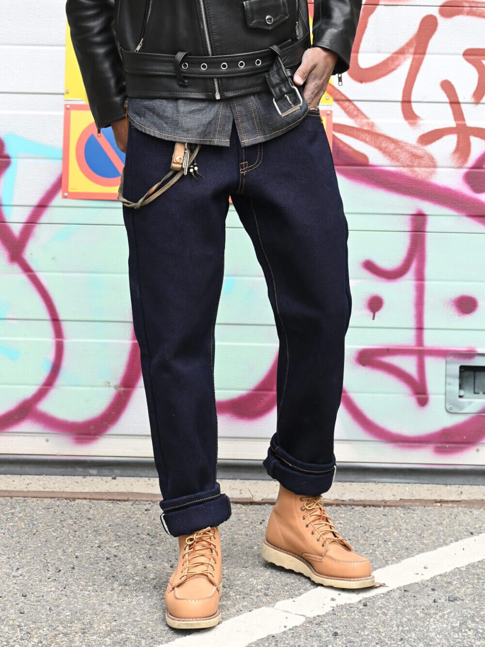 33oz Double Indigo Selvedge Denim “TBOL” Jeans - Image 6