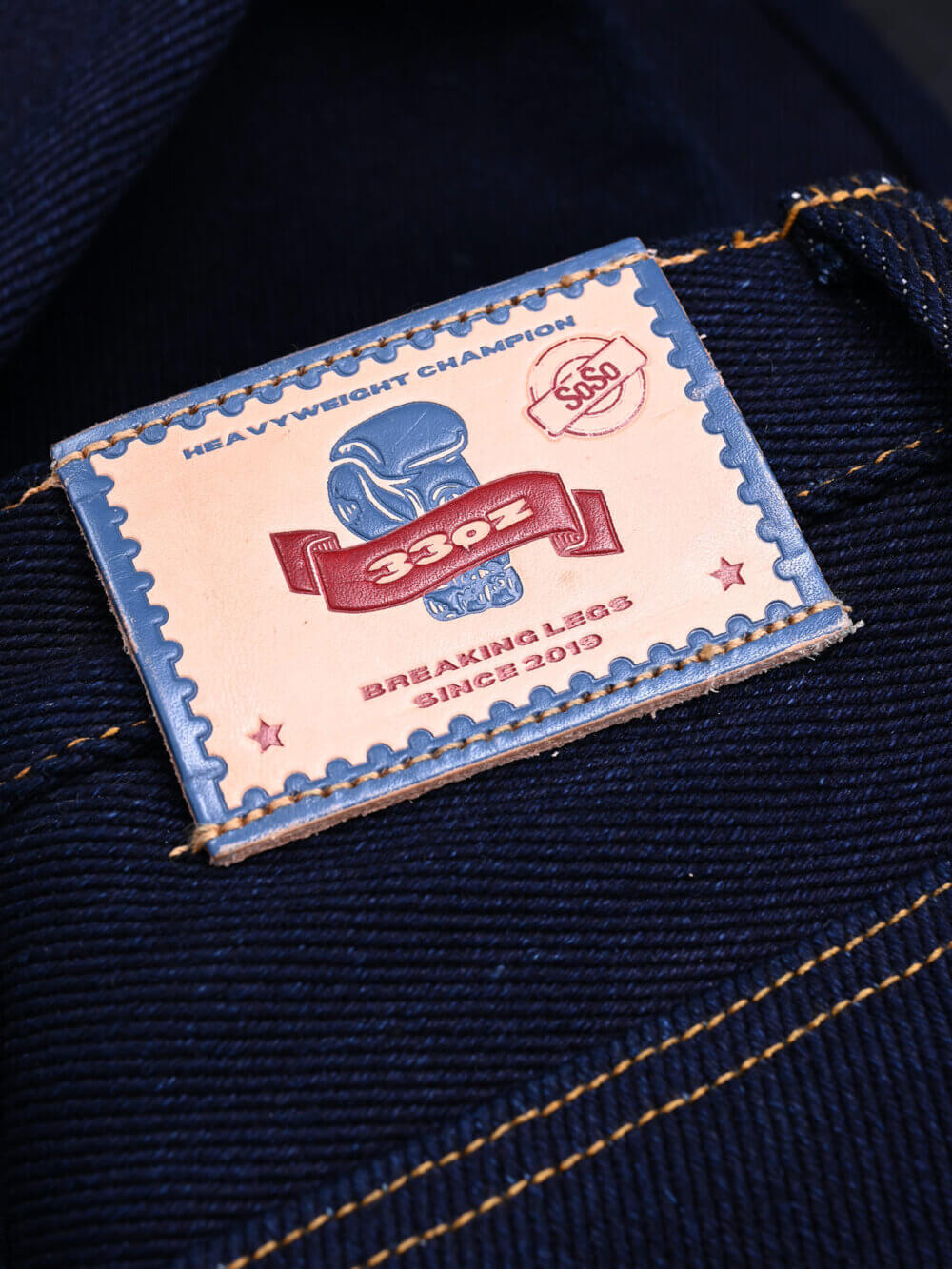 33oz Double Indigo Selvedge Denim “TBOL” Jeans - Image 12