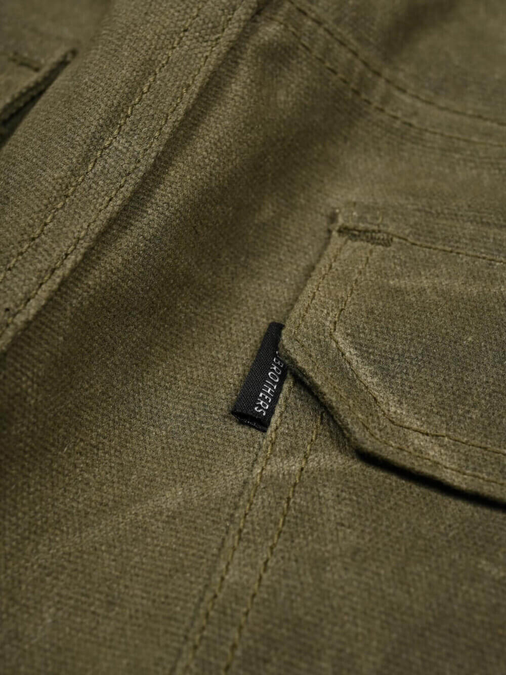 13oz Army Canvas Waxed Denim Jeans - Image 12