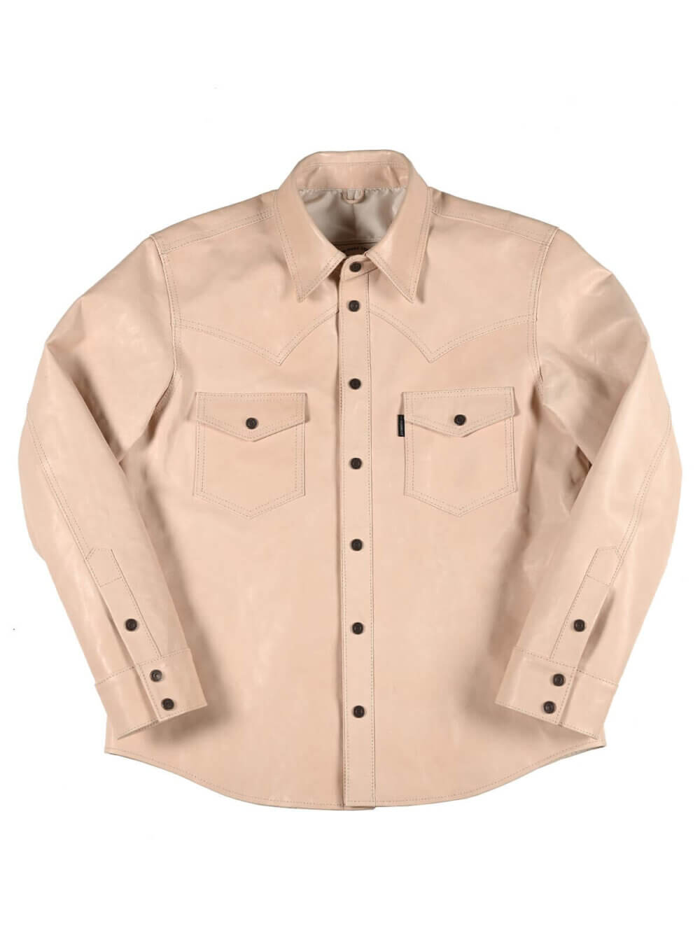 Full Grain Veg Tan Natural Leather - Shirt - Image 2