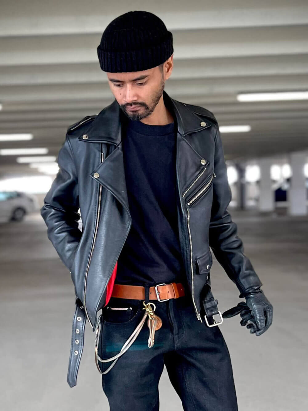 Full Grain Onyx Black Leather - Jacket - Image 2