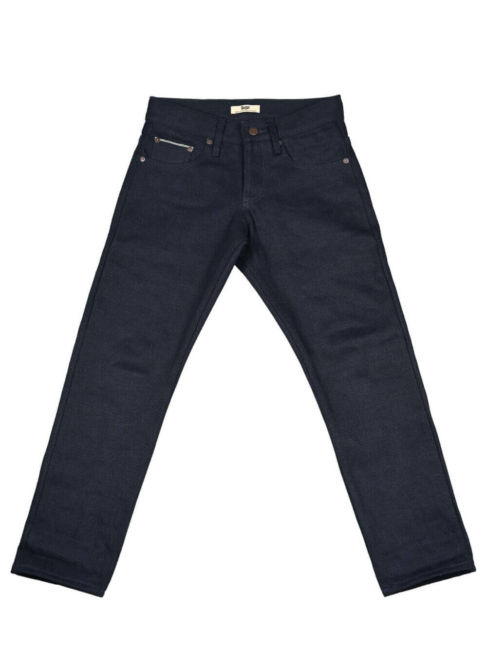 22oz Purple Weft Selvedge Denim Jeans - Image 3