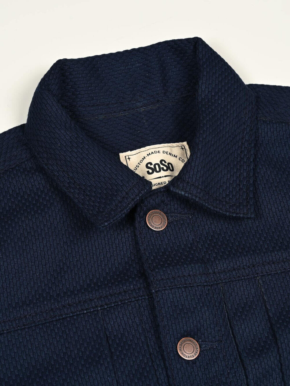 12oz Indigo Sashiko Denim Jacket - Image 6