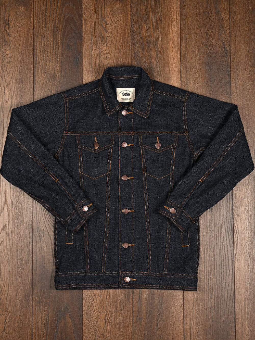 15oz Heritage Selvedge Denim Jacket - Image 5