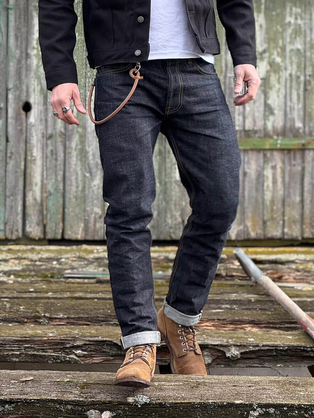 15oz Heritage Selvedge Denim Jeans - Image 3
