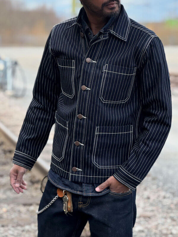 The Railroad Wabash Selvedge Denim Jacket