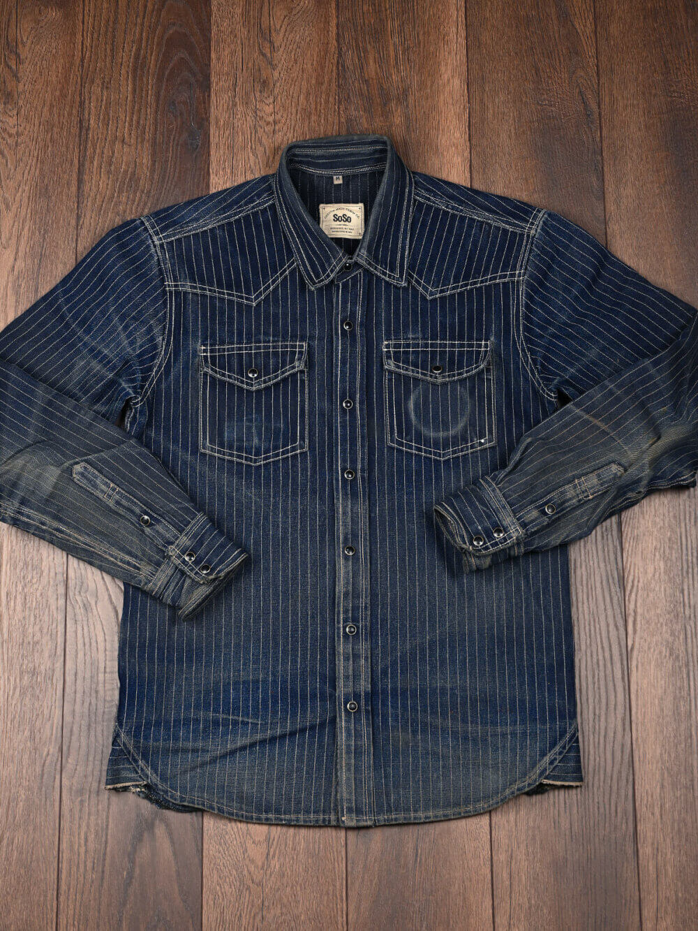 The Railroad Wabash Selvedge Denim Shirt - Image 8