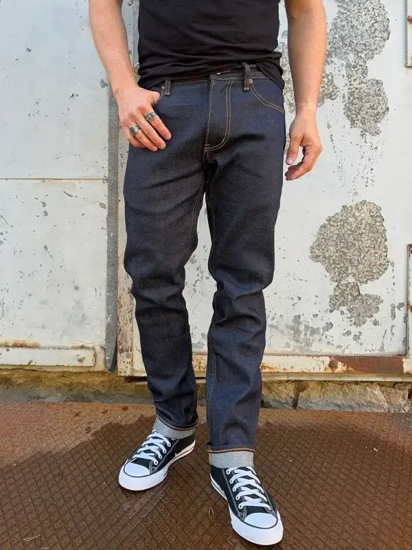 11oz Indigo Stretch Selvedge Denim Jeans
