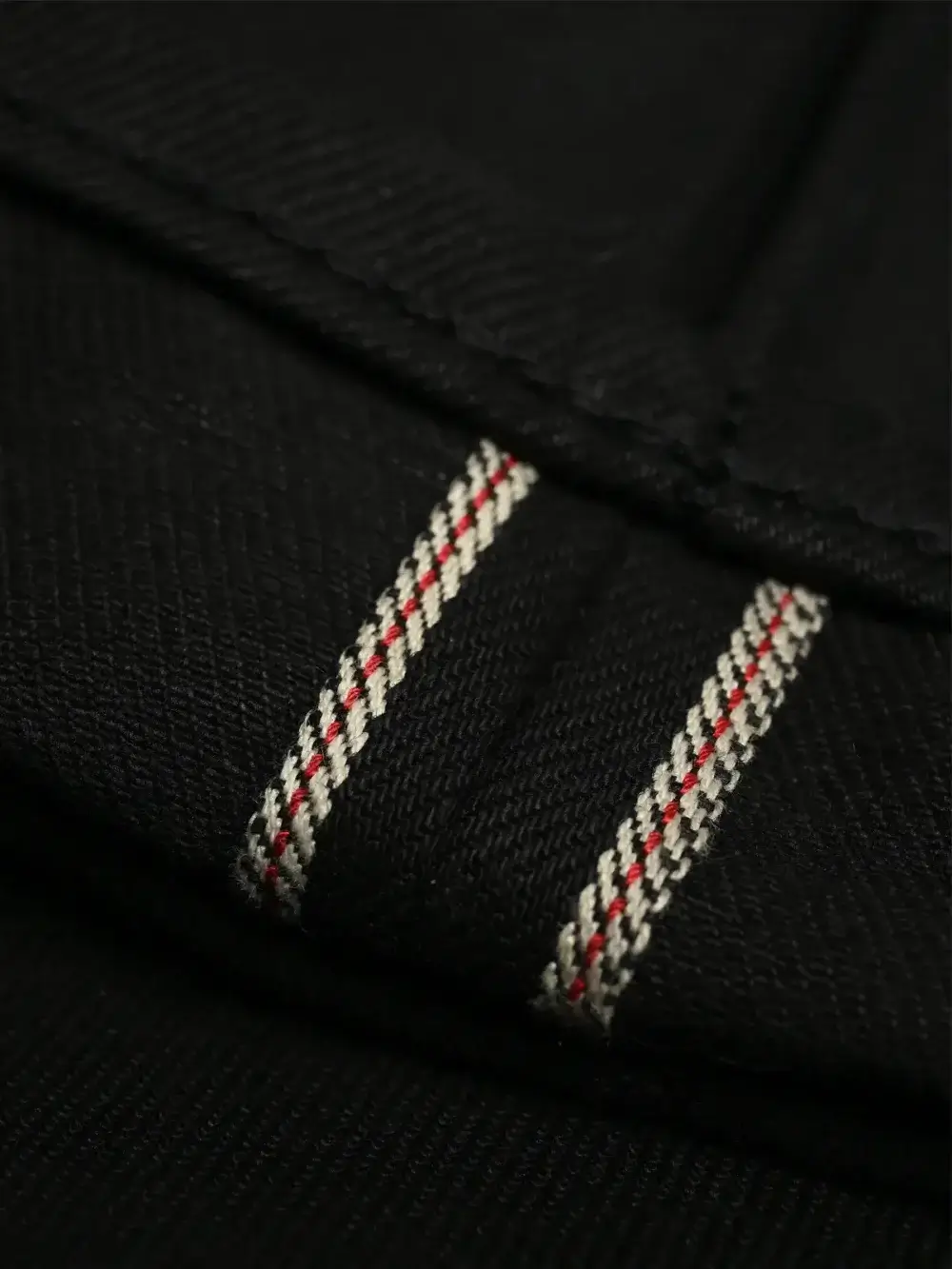 13.5oz Classic Black Selvedge Denim Jeans - Image 9