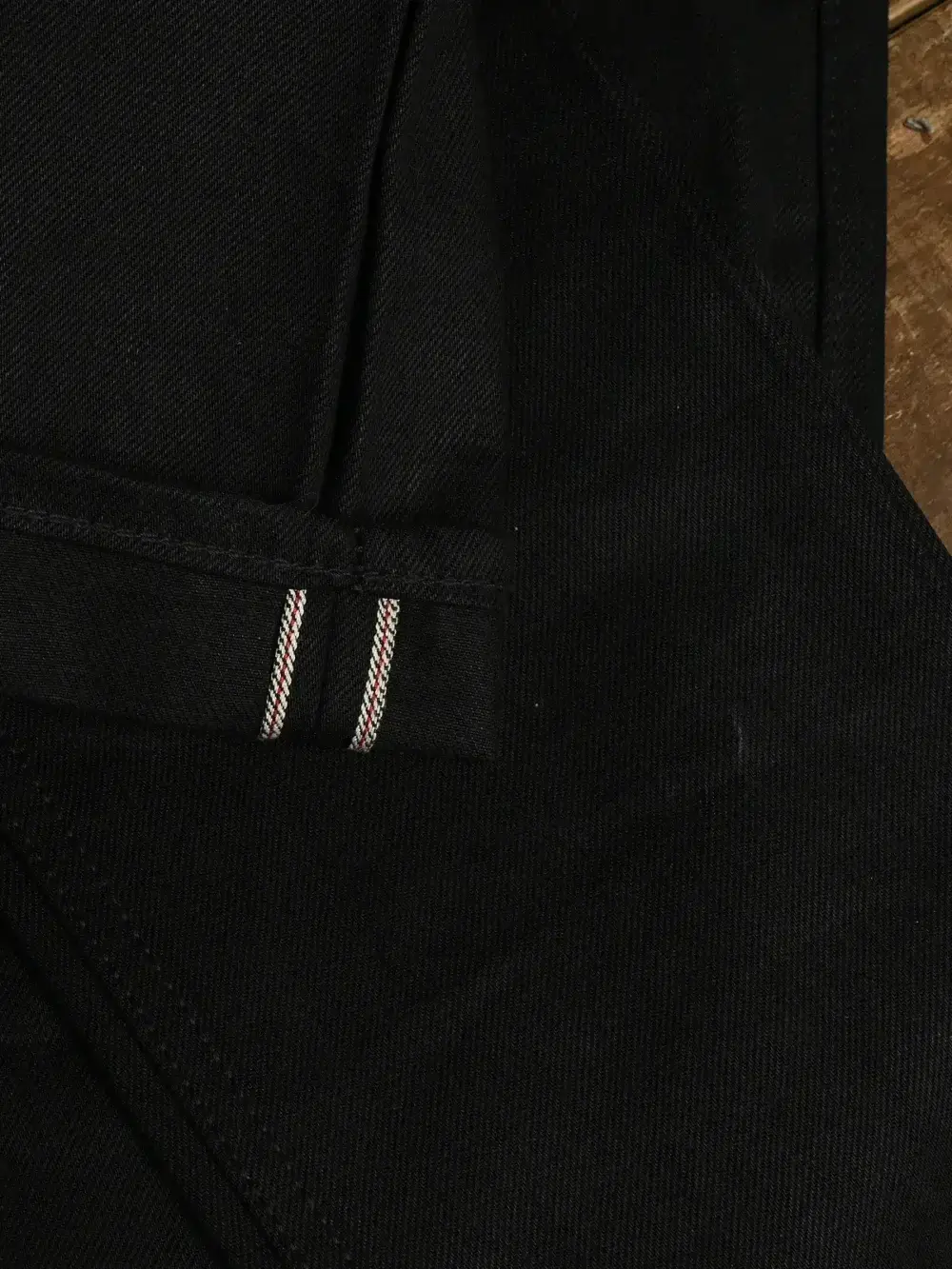 13.5oz Classic Black Selvedge Denim Jeans - Image 11