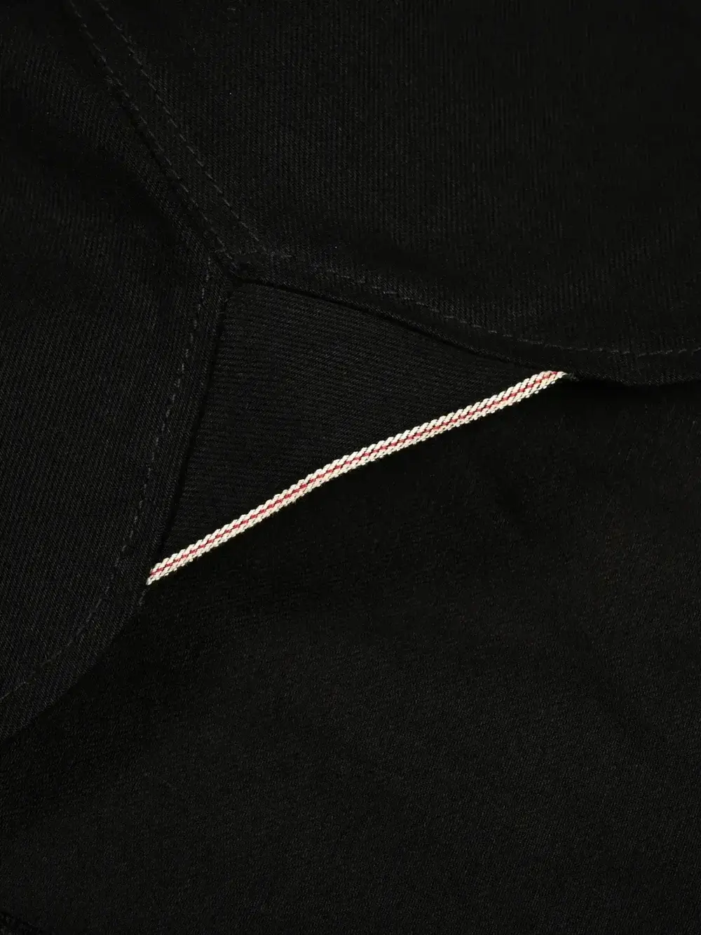 13.5oz Classic Black Selvedge Denim Shirt - Image 10