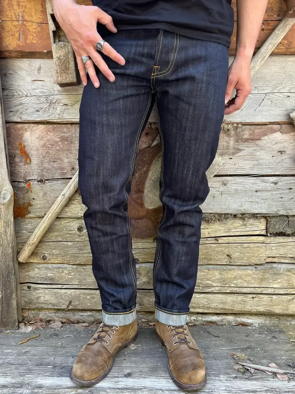 17oz Classic Indigo Selvedge Denim Jeans