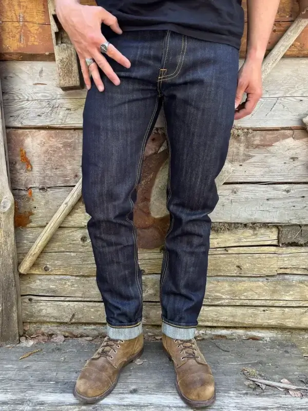 17oz Classic Indigo Selvedge Denim Jeans