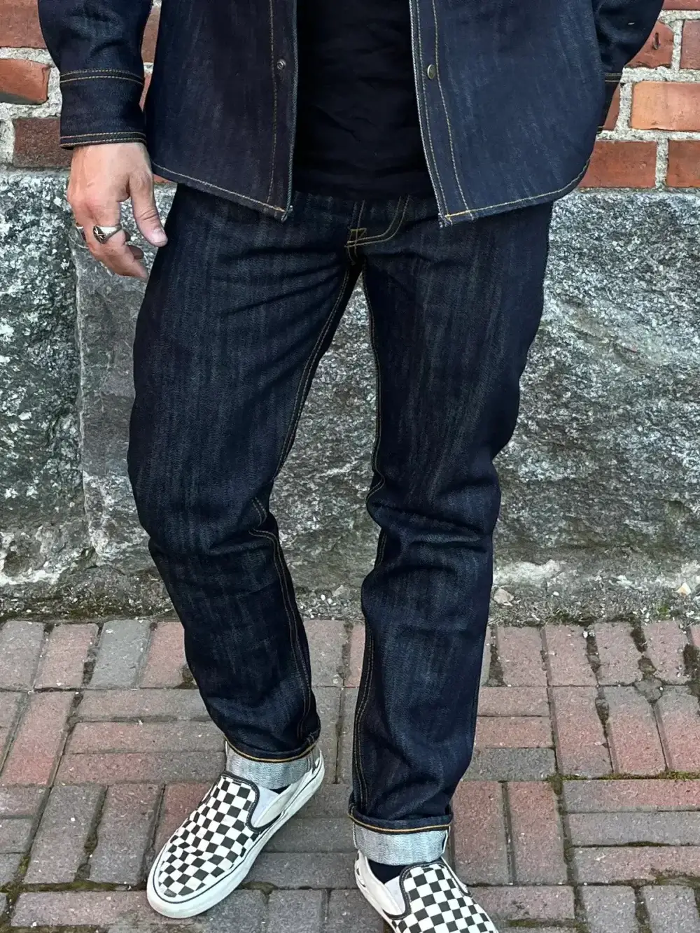 17oz Classic Indigo Selvedge Denim Jeans - Image 6