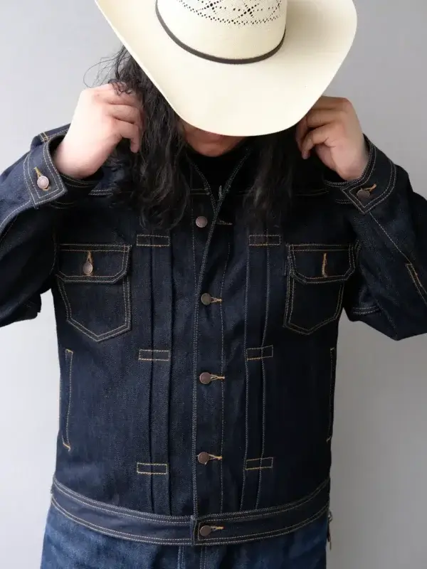20oz Ghost Indigo Selvedge Denim Jacket