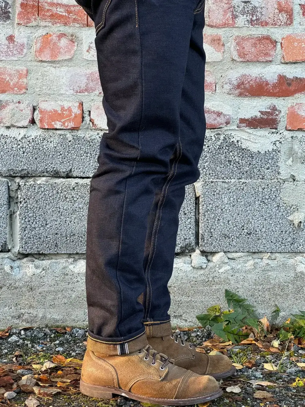 22oz Copper Weft Selvedge Denim Jeans - Image 7