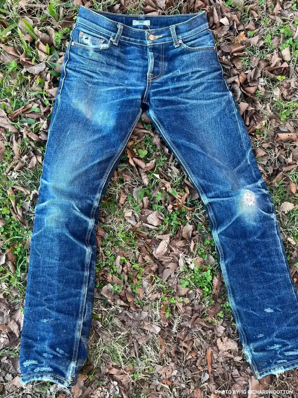 25oz Ghost Indigo Selvedge Denim Jeans - Image 8