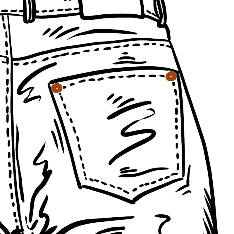 Back Pocket Rivets