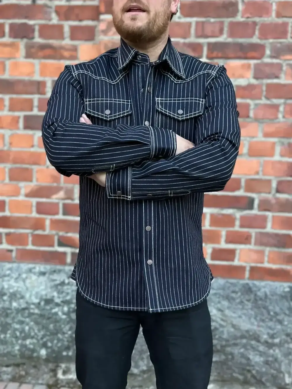 The Railroad Wabash Selvedge Denim Shirt - Image 3