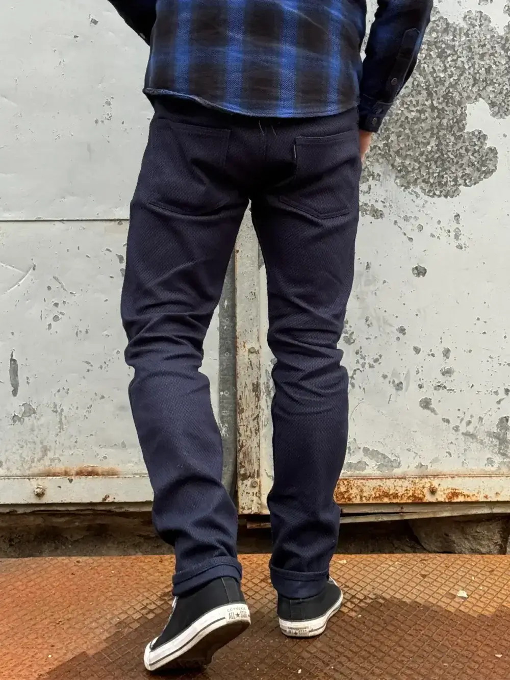 12oz Indigo Sashiko Denim Jeans - Image 7
