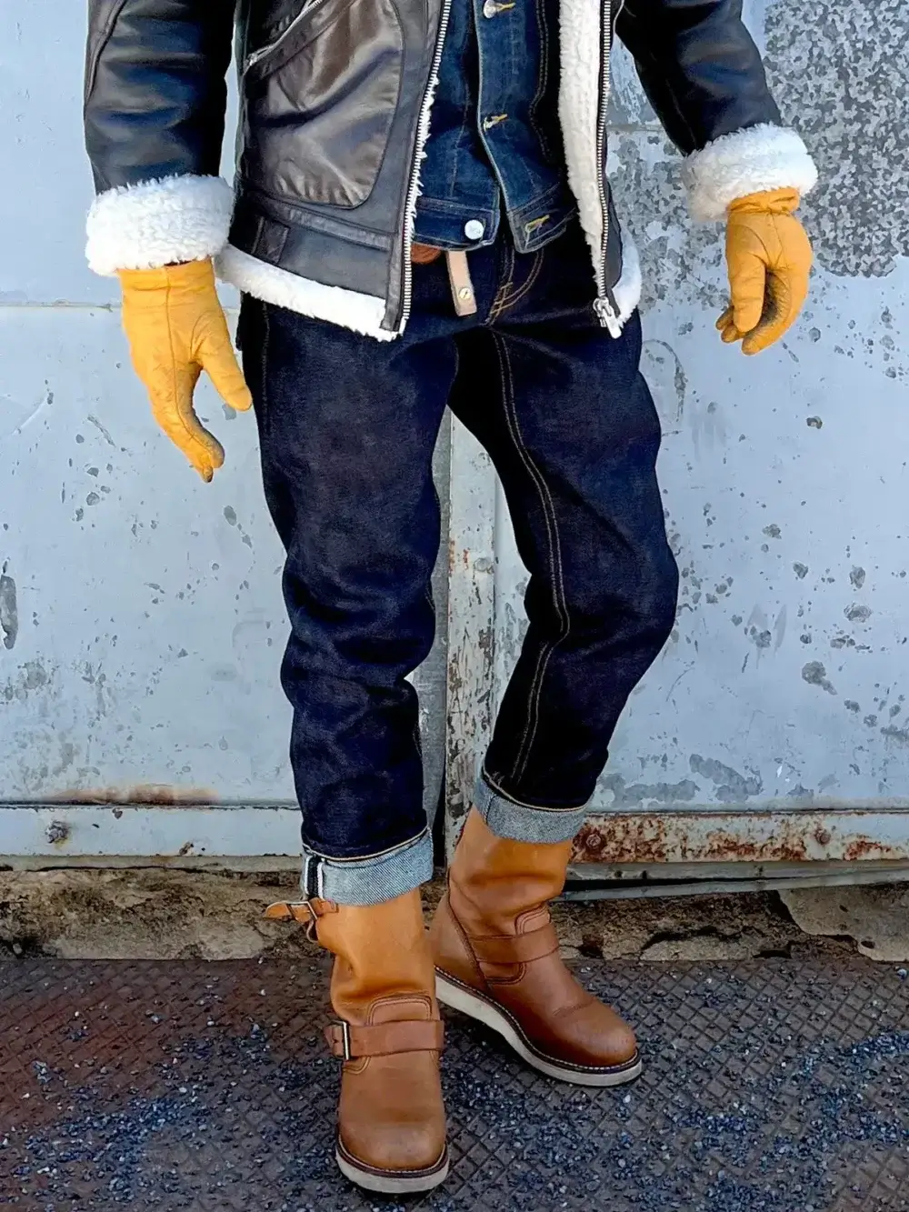 25oz Ghost Indigo Selvedge Denim Jeans - Image 4