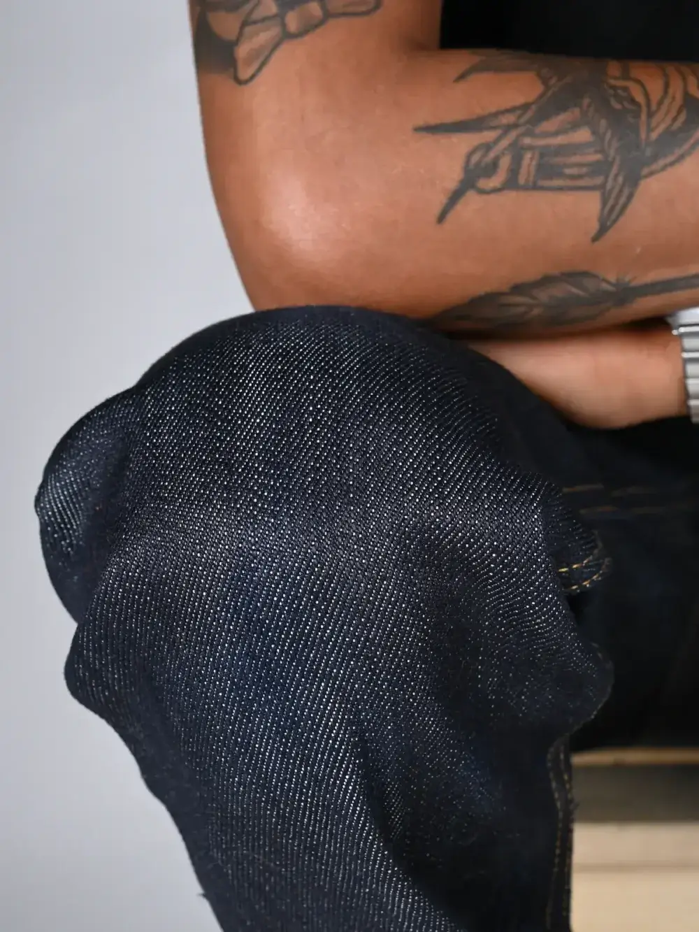 20oz Ghost Indigo Selvedge Denim Jeans - Image 7